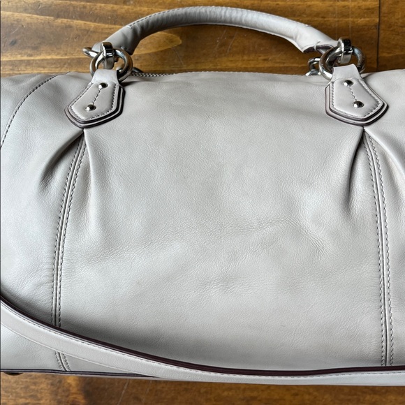 Coach Colette Shoulder Satchel f33806 Gray Birch - Picture 8 of 16